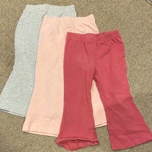 The Children's Place Kids Flared Sweatpants - Gray, Light Pink, Pink